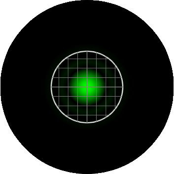 Airy Disk with pinhole of 2 AU